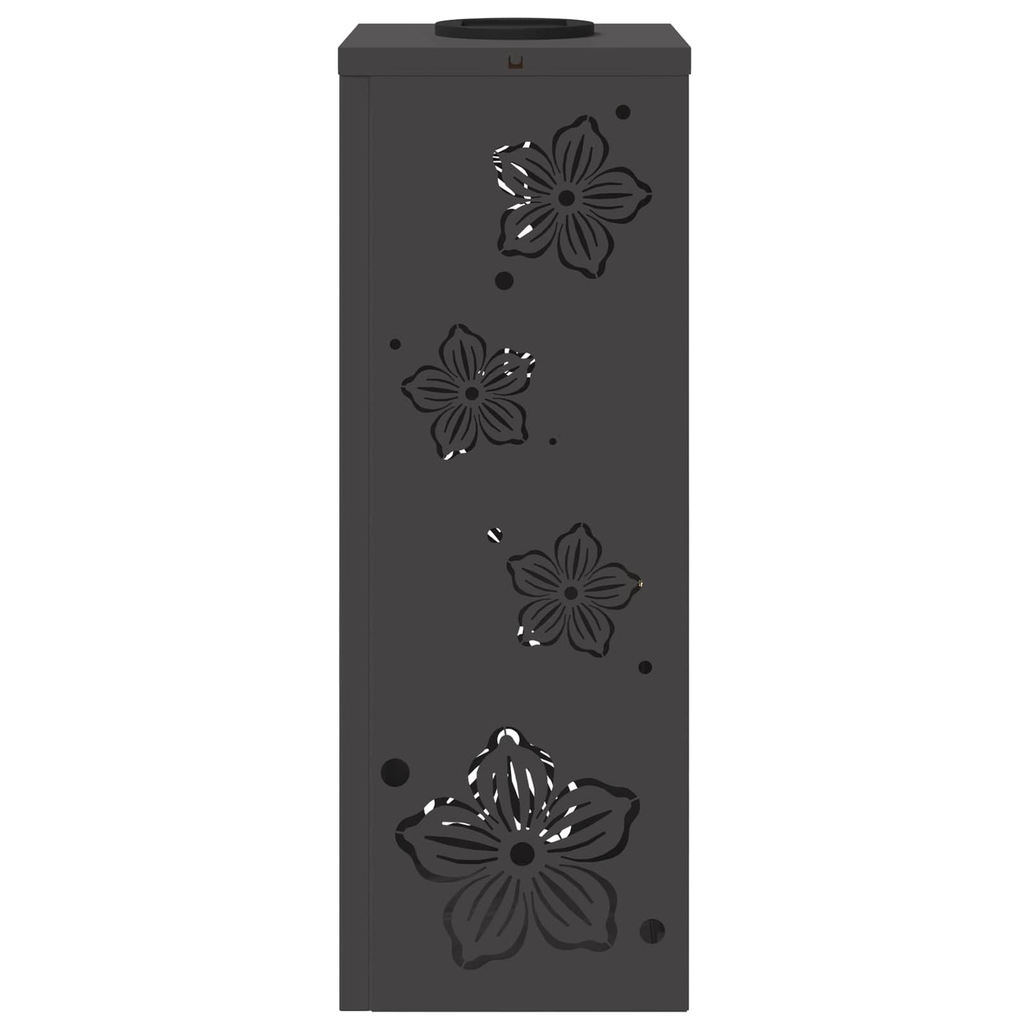 Faro LED solare per sentieri 2 pcs Nero