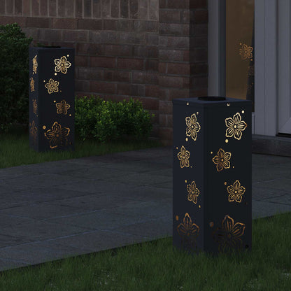 Faro LED solare per sentieri 2 pcs Antracite