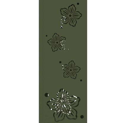 Faro LED solare per sentieri 2 pcs Verde oliva