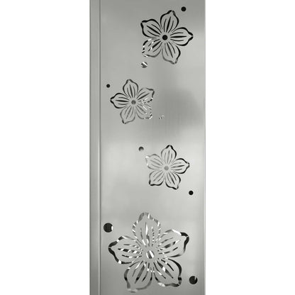 Faro LED solare per sentieri 2 pcs Argento Acciaio zincato