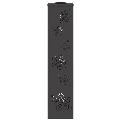 Faro LED solare per sentieri 2 pcs Nero