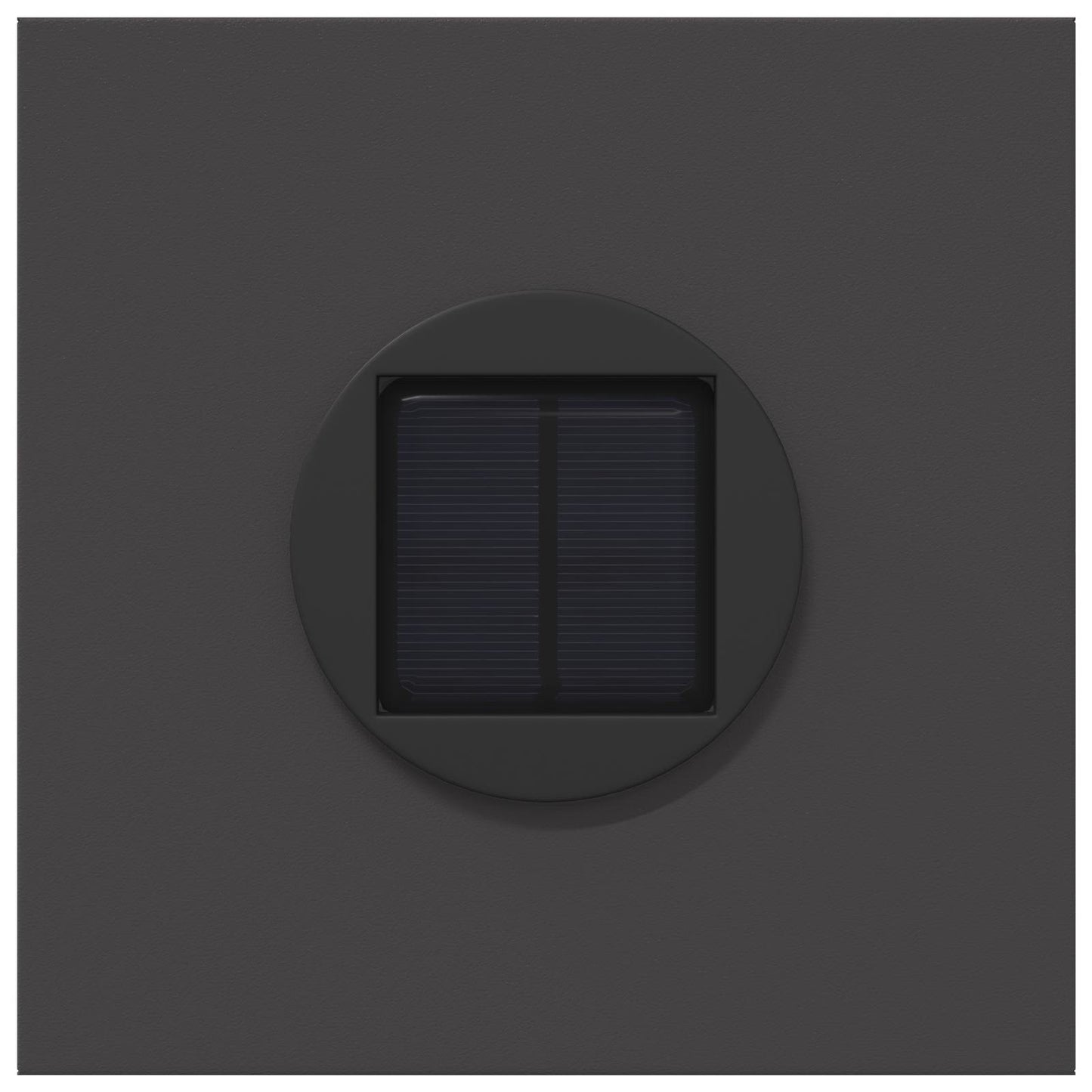 Faro LED solare per sentieri 2 pcs Nero