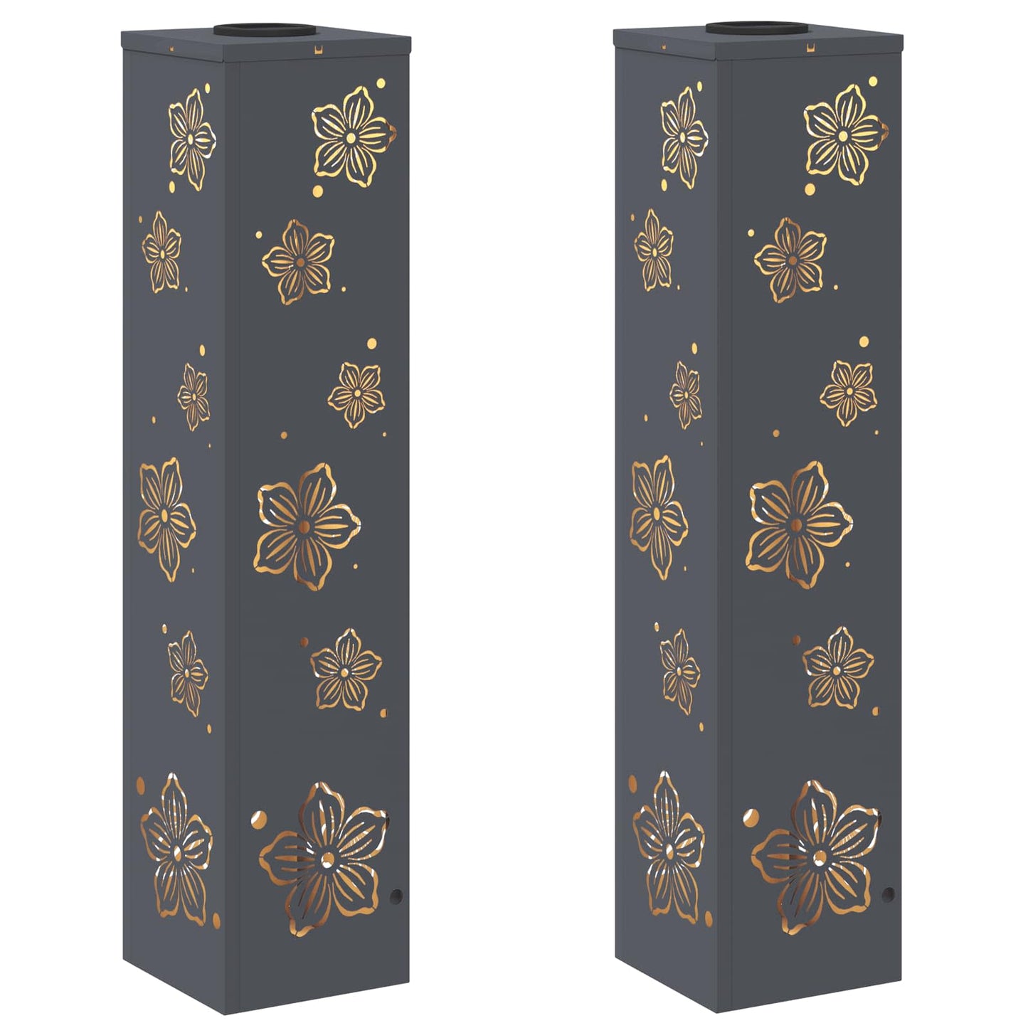 Faro LED solare per sentieri 2 pcs Antracite