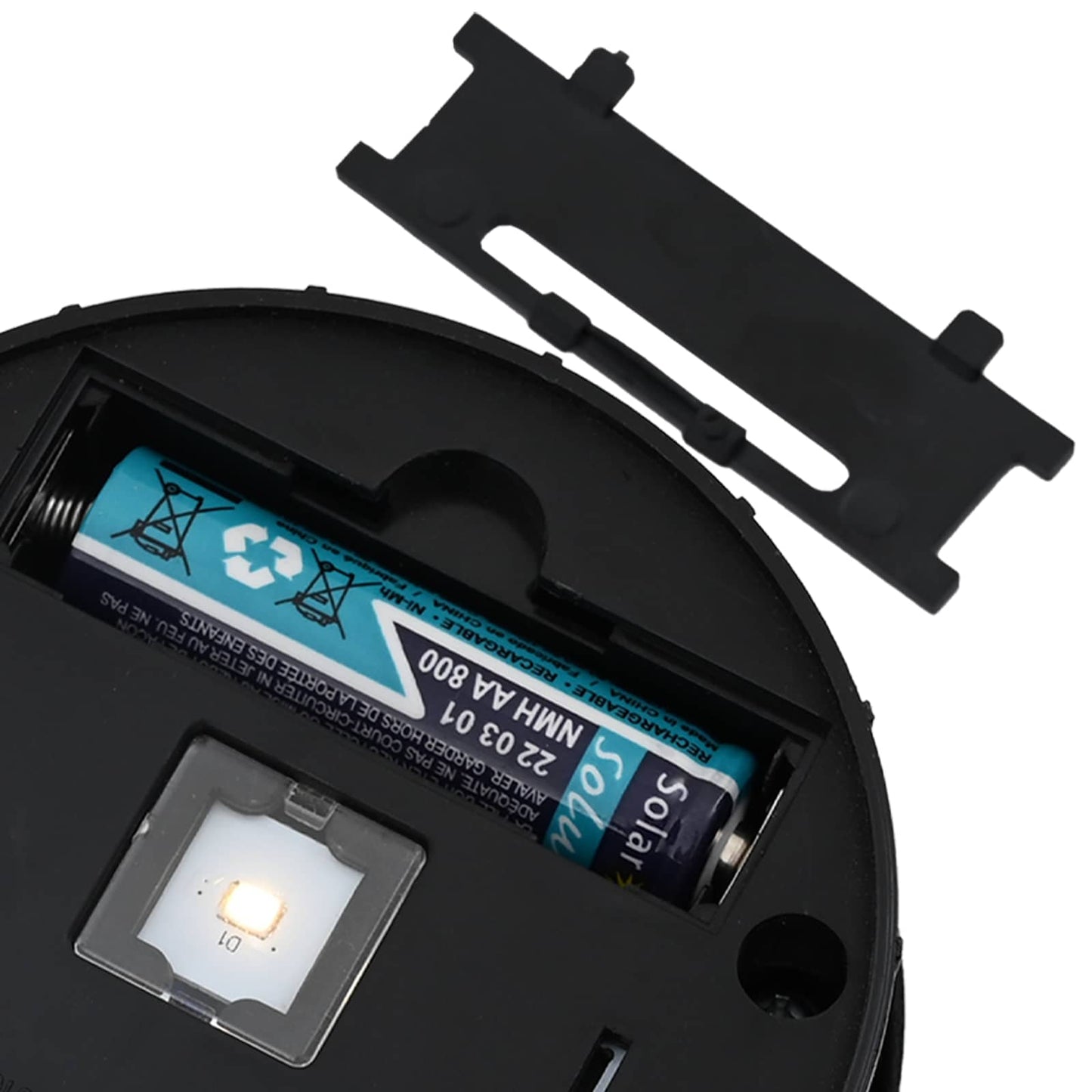 Faro LED solare per sentieri 2 pcs Verde oliva