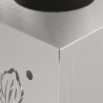 Faro LED solare per sentieri 2 pcs Acciaio inossidabile