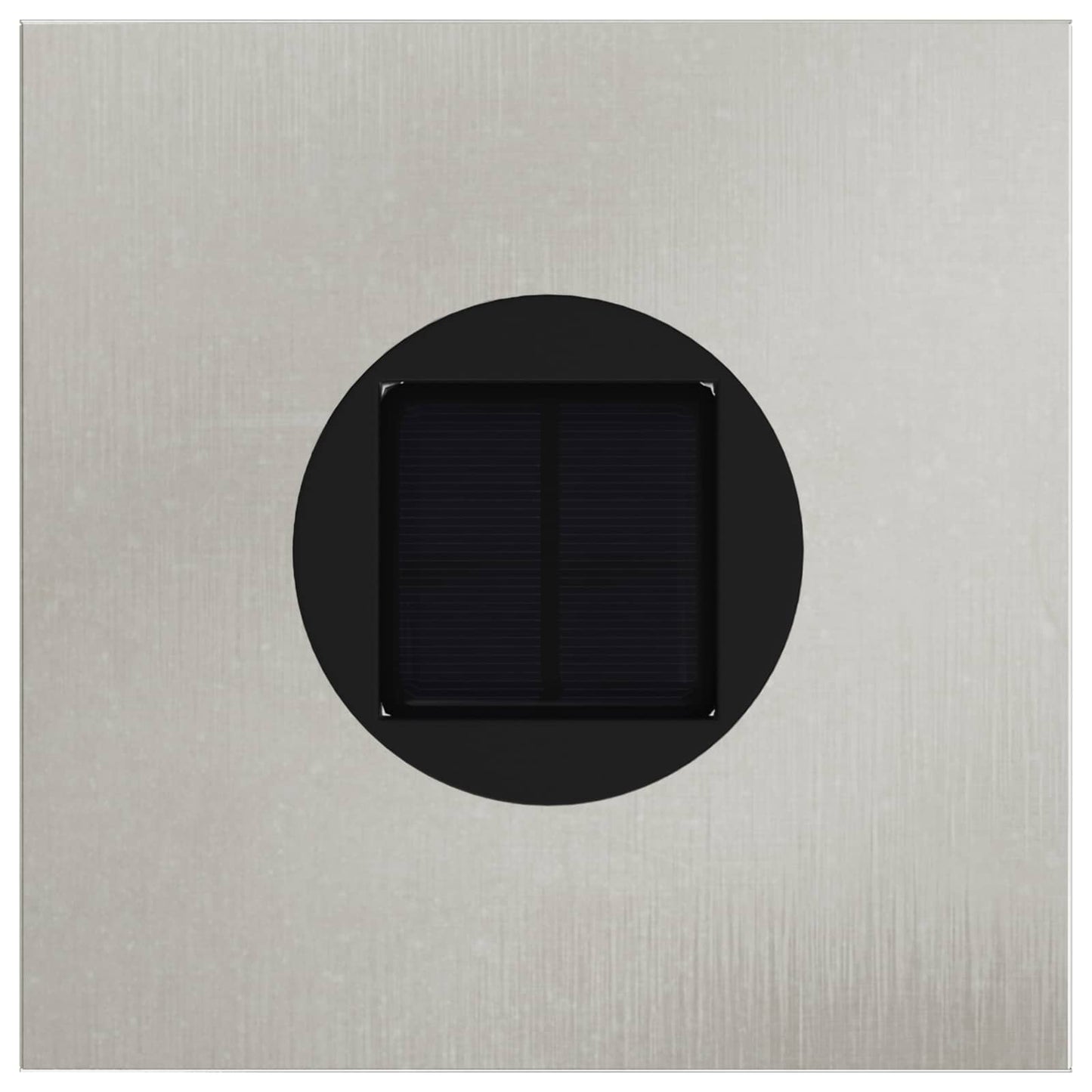 Faro LED solare per sentieri 2 pcs Argento Acciaio inossidabile
