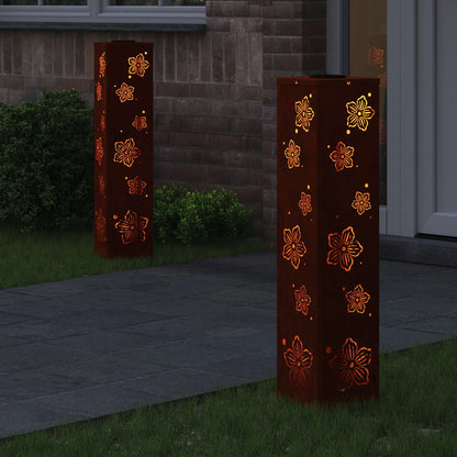 Faro LED solare per sentieri 2 pcs Bronzo