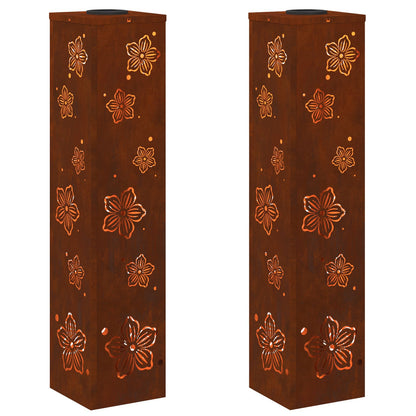 Faro LED solare per sentieri 2 pcs Bronzo