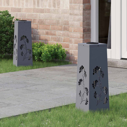 Faro LED solare per sentieri 2 pcs Antracite