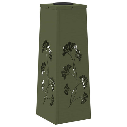 Faro LED solare per sentieri 2 pcs Verde oliva