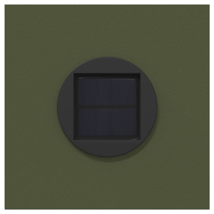 Faro LED solare per sentieri 2 pcs Verde oliva