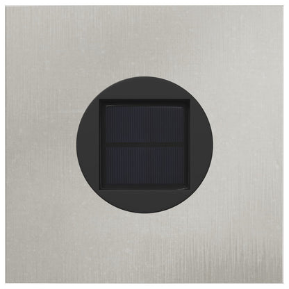 Faro LED solare per sentieri 2 pcs Acciaio inossidabile