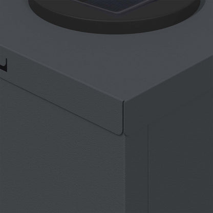 Faro LED solare per sentieri 2 pcs Antracite