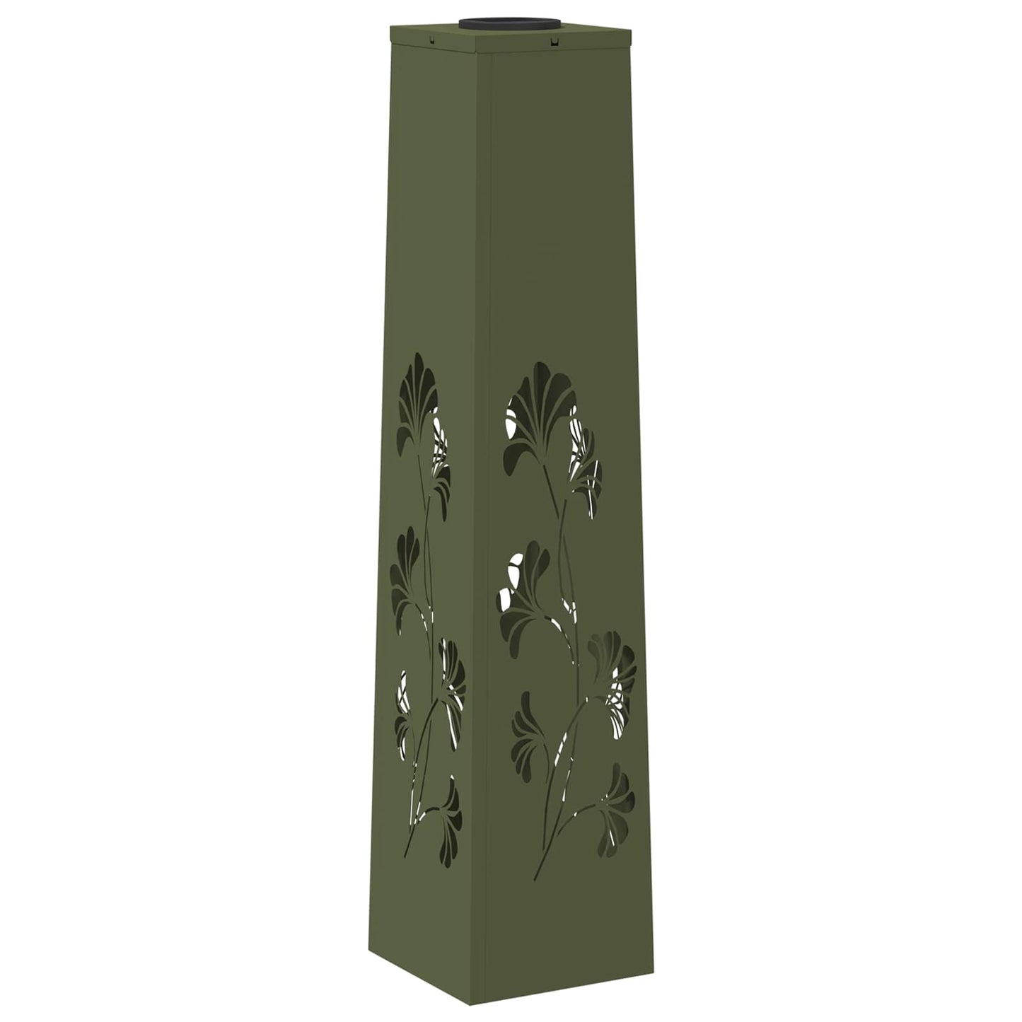 Faro LED solare per sentieri 2 pcs Verde oliva