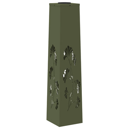 Faro LED solare per sentieri 2 pcs Verde oliva