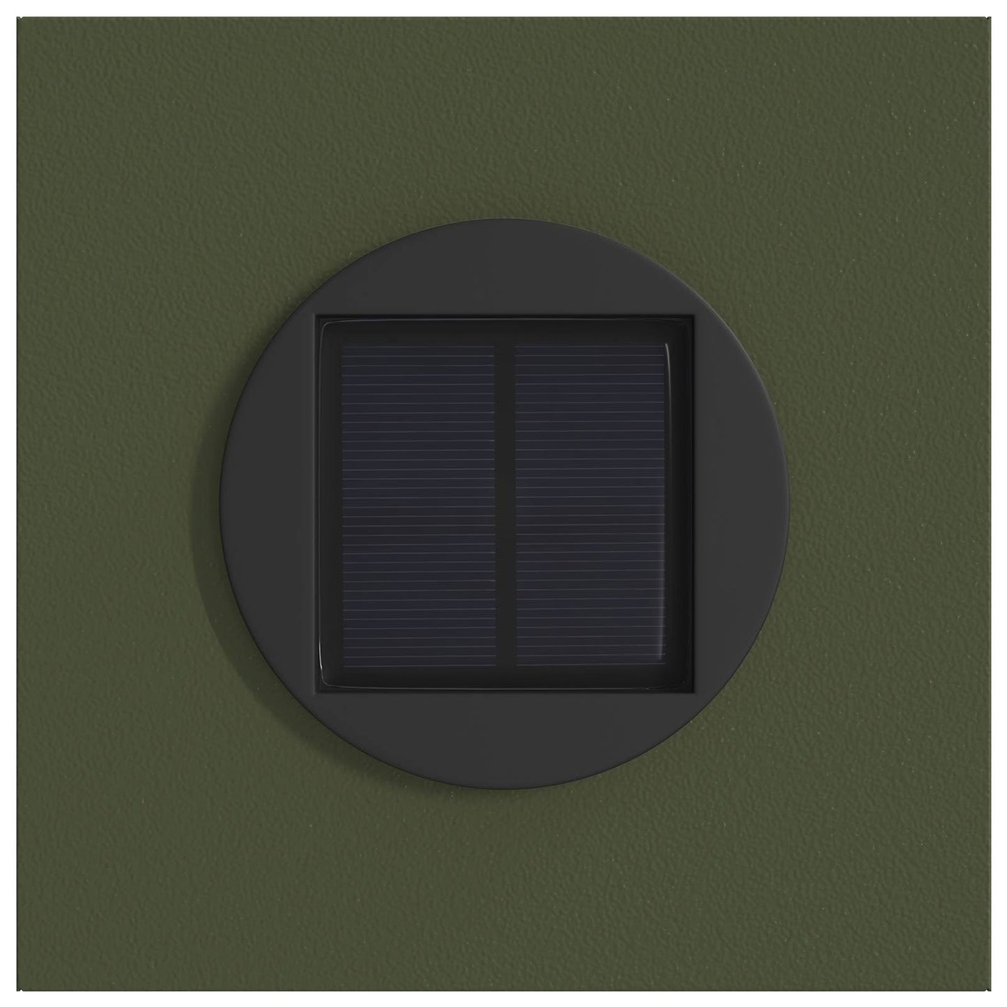 Faro LED solare per sentieri 2 pcs Verde oliva