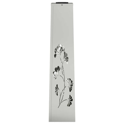 Faro LED solare per sentieri 2 pcs Zincato Zincato