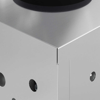 Faro LED solare per sentieri 2 pcs Zincato Zincato