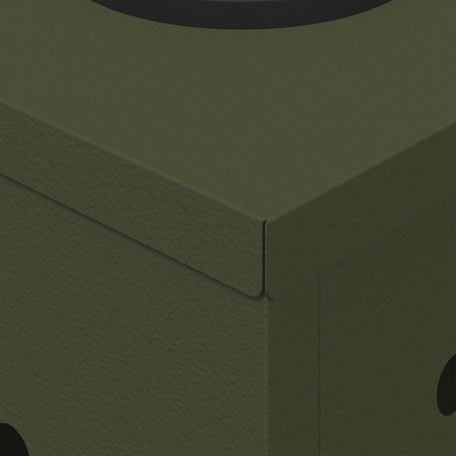 Faro LED solare per sentieri 2 pcs Verde oliva | homemem39