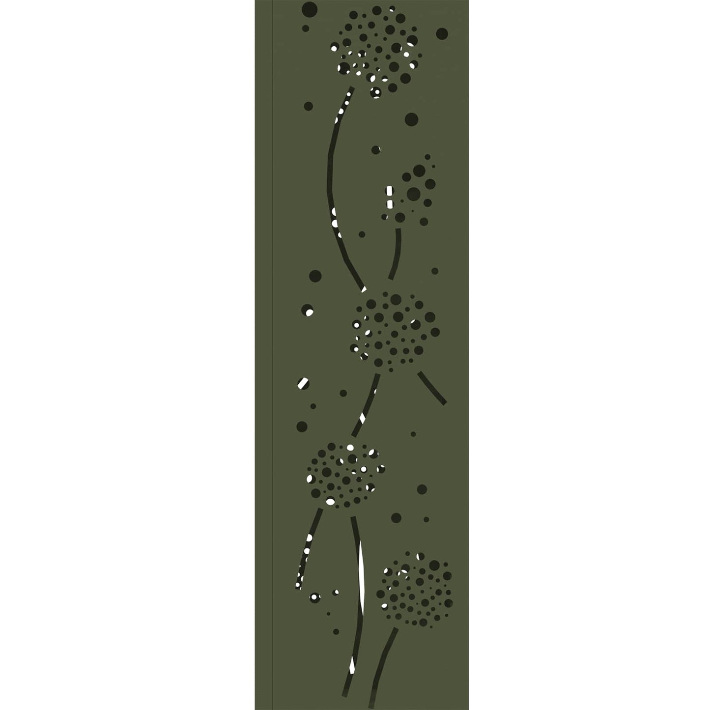Faro LED solare per sentieri 2 pcs Verde oliva