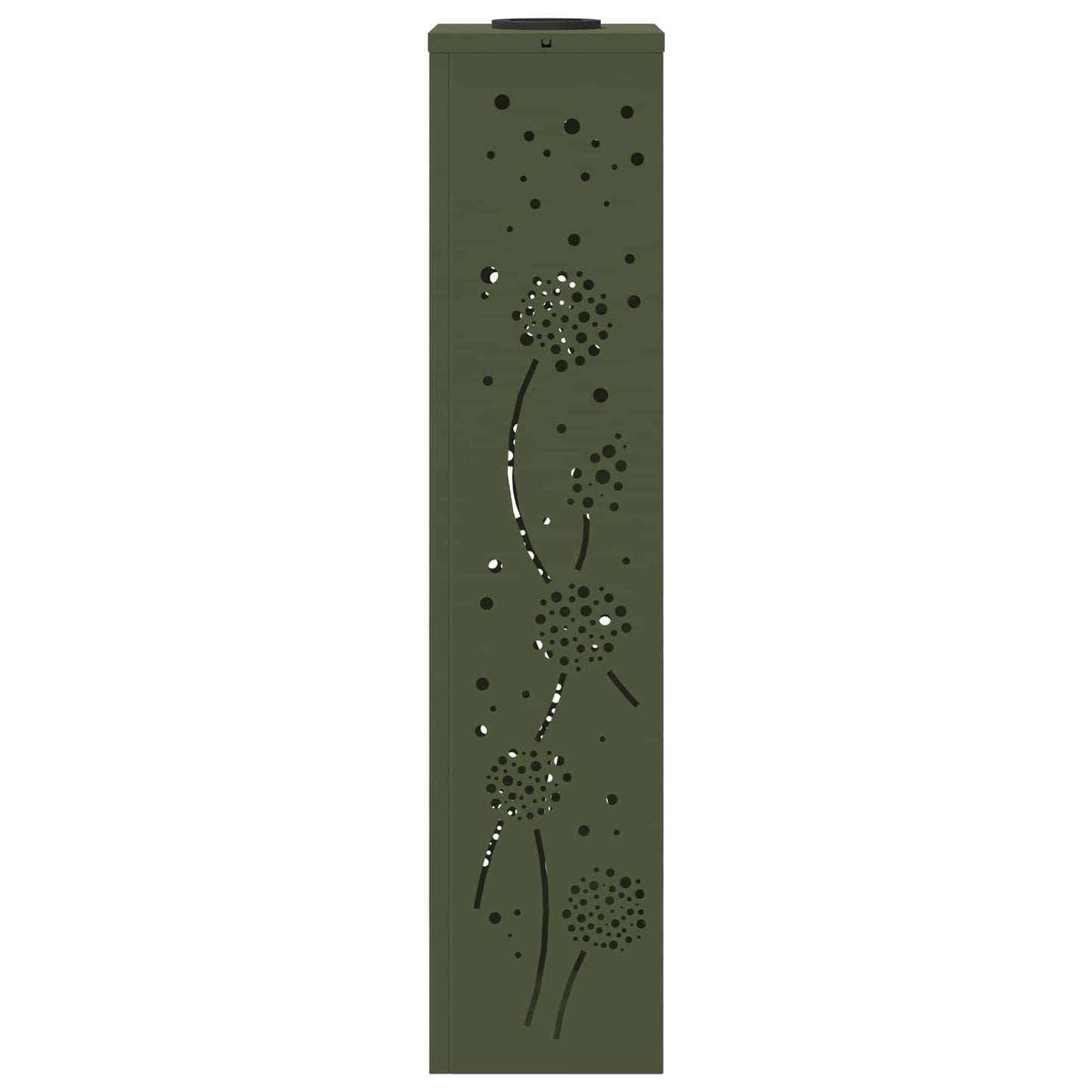 Faro LED solare per sentieri 2 pcs Verde oliva