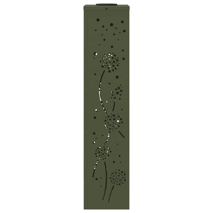 Faro LED solare per sentieri 2 pcs Verde oliva