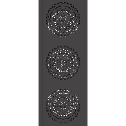 Faro LED solare per sentieri 2 pcs Nero