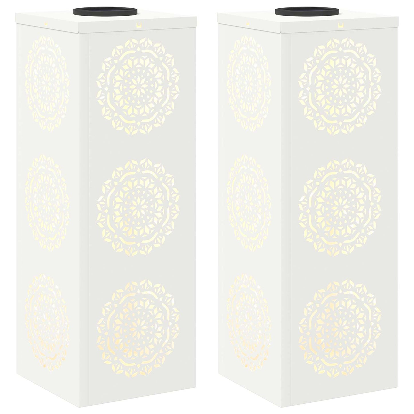 Faro LED solare per sentieri 2 pcs Bianco