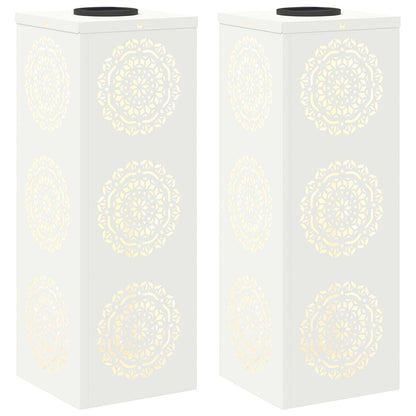 Faro LED solare per sentieri 2 pcs Bianco