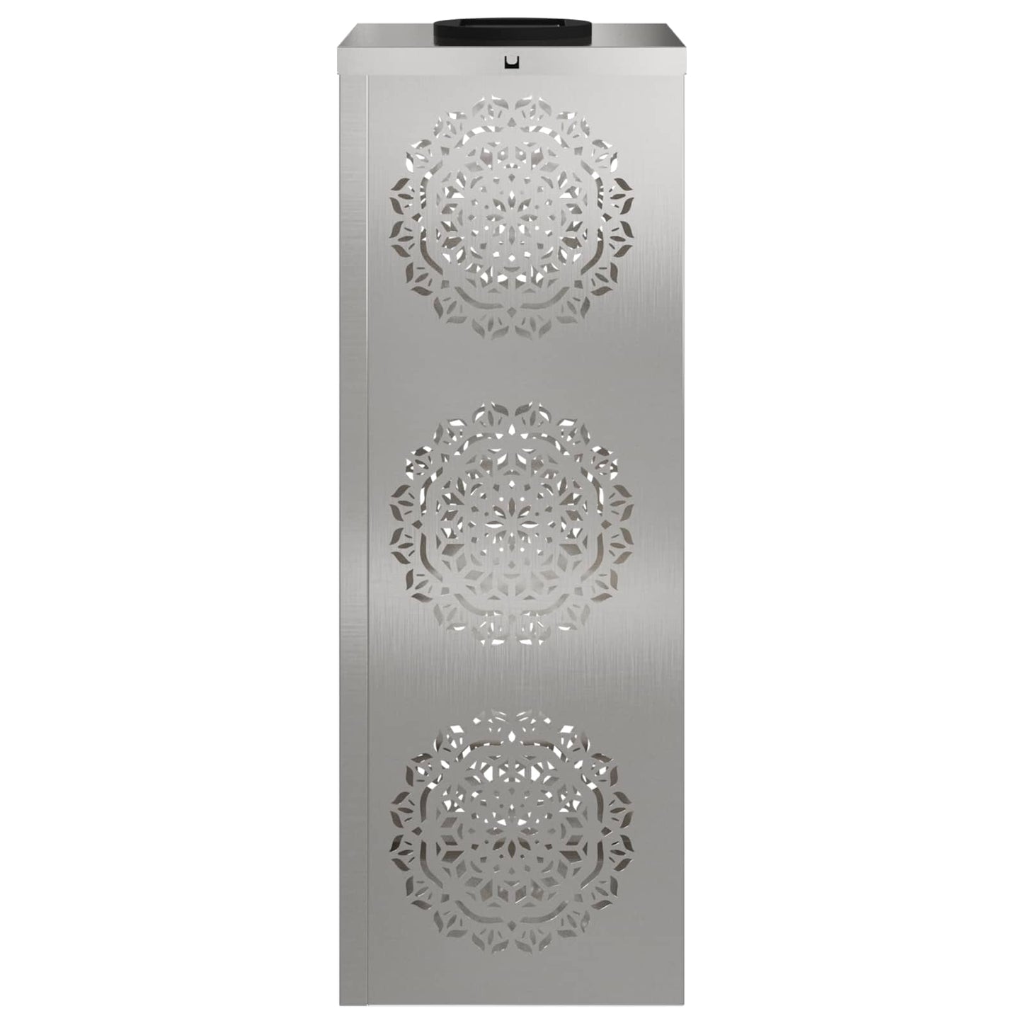Faro LED solare per sentieri 2 pcs Argento Acciaio inossidabile