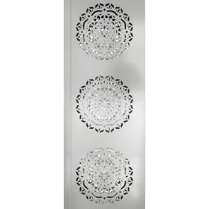 Faro LED solare per sentieri 2 pcs Argento Acciaio zincato