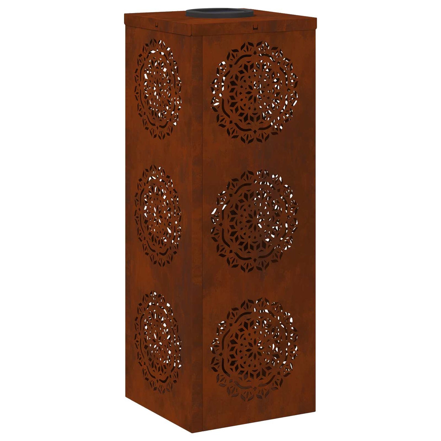 Faro LED solare per sentieri 2 pcs Acciaio Corten