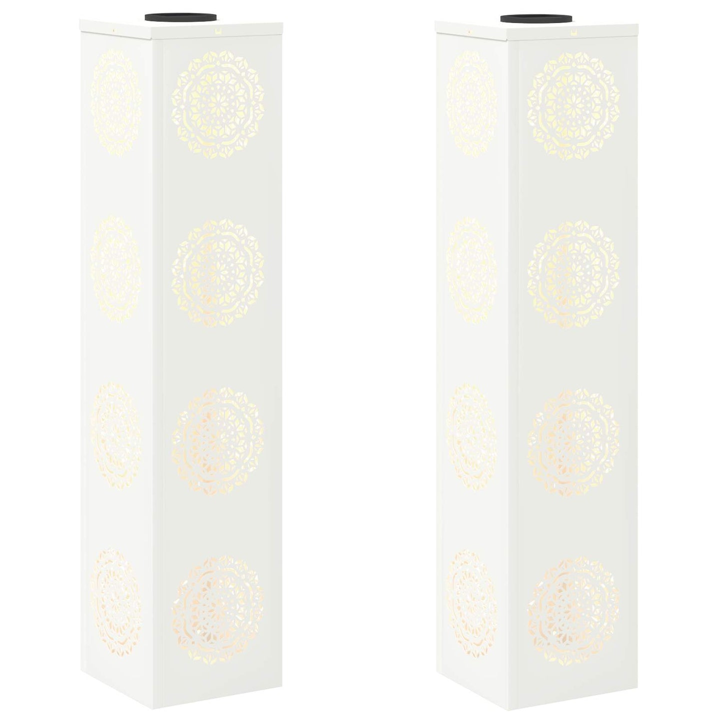 Faro LED solare per sentieri 2 pcs Bianco