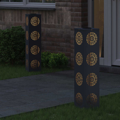 Faro LED solare per sentieri 2 pcs Antracite