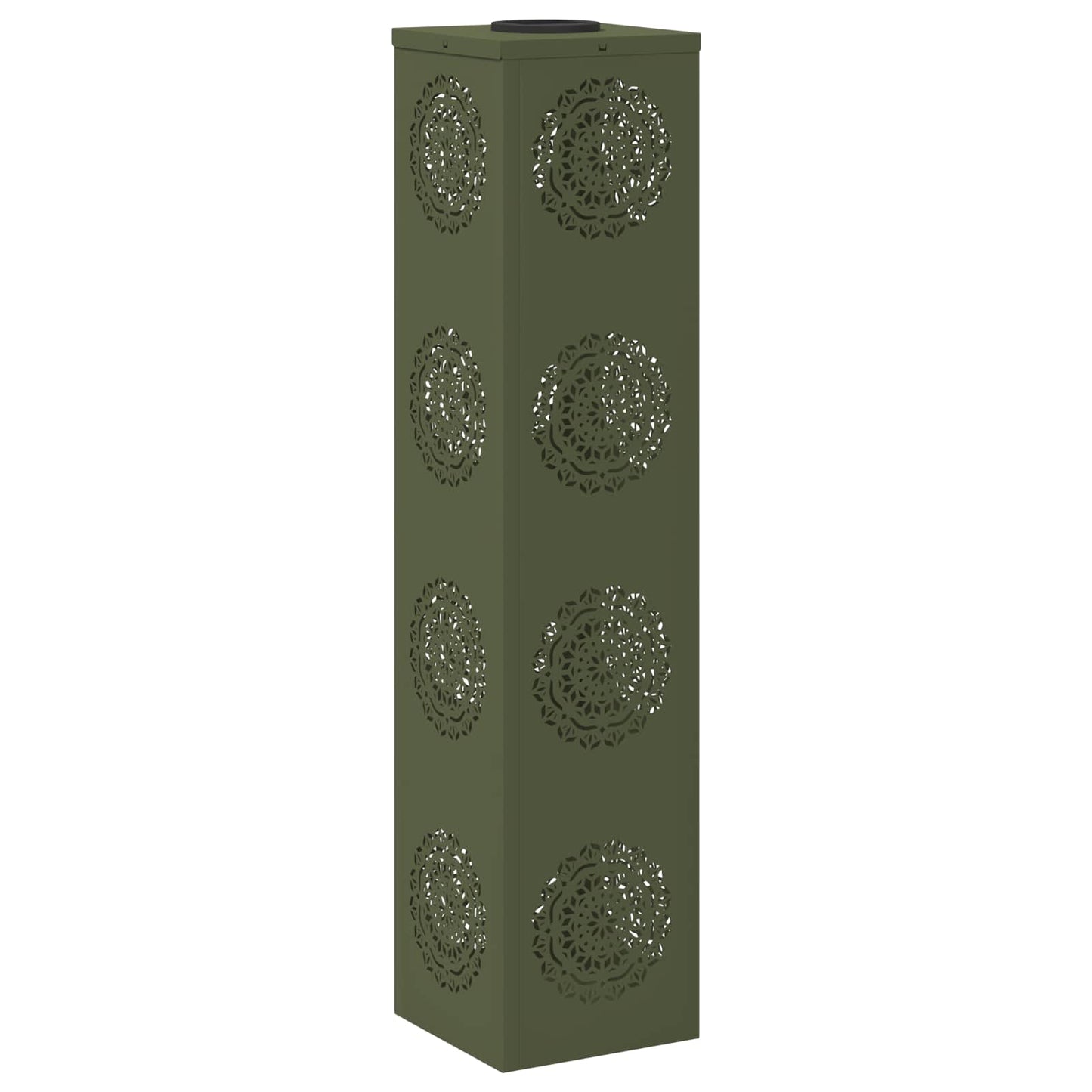 Faro LED solare per sentieri 2 pcs Verde oliva