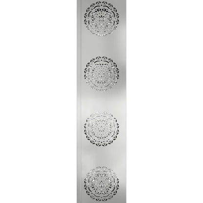 Faro LED solare per sentieri 2 pcs Argento Acciaio zincato