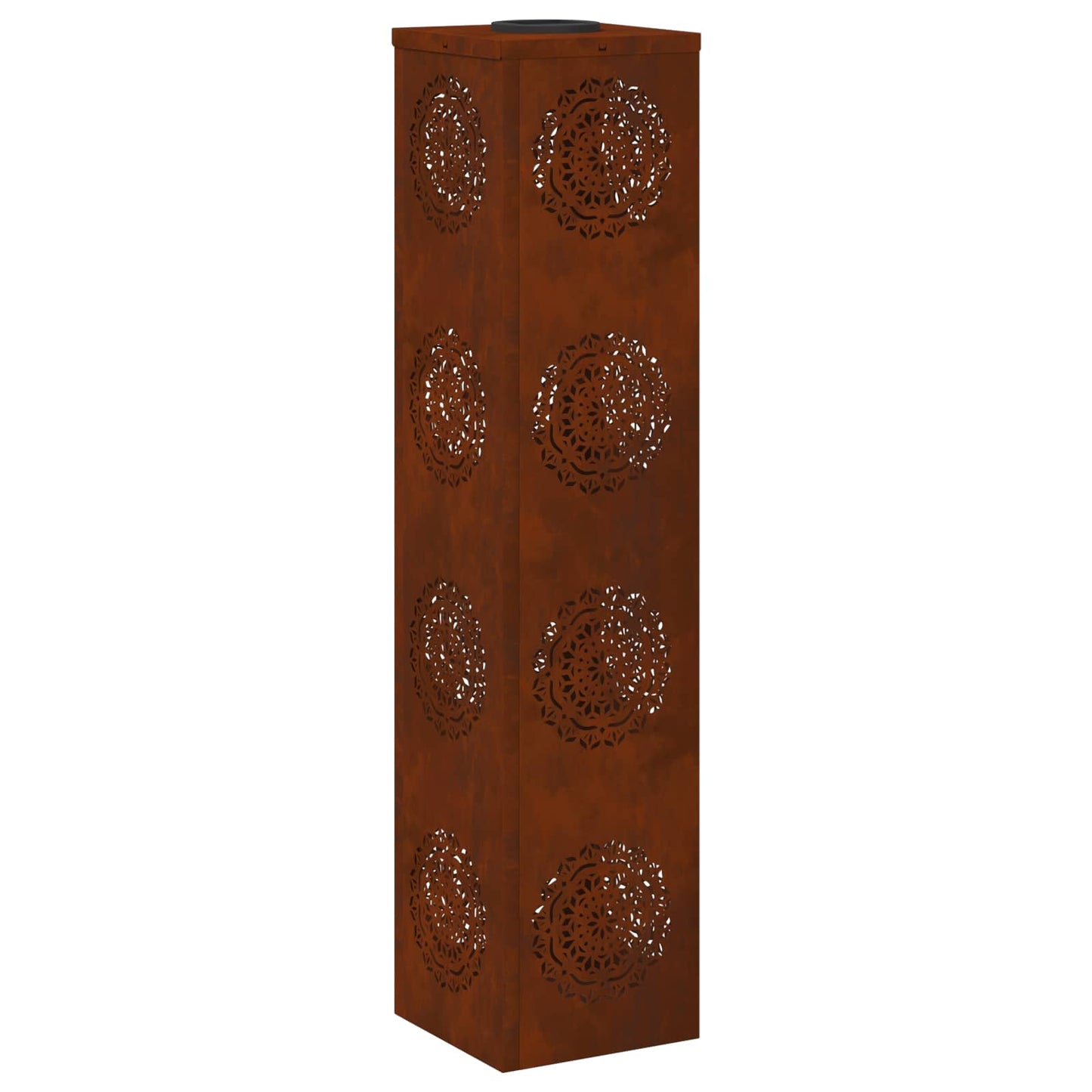 Faro LED solare per sentieri 2 pcs Acciaio Corten