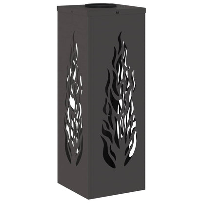 Faro LED solare per sentieri 2 pcs Nero