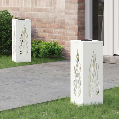 Faro LED solare per sentieri 2 pcs Bianco