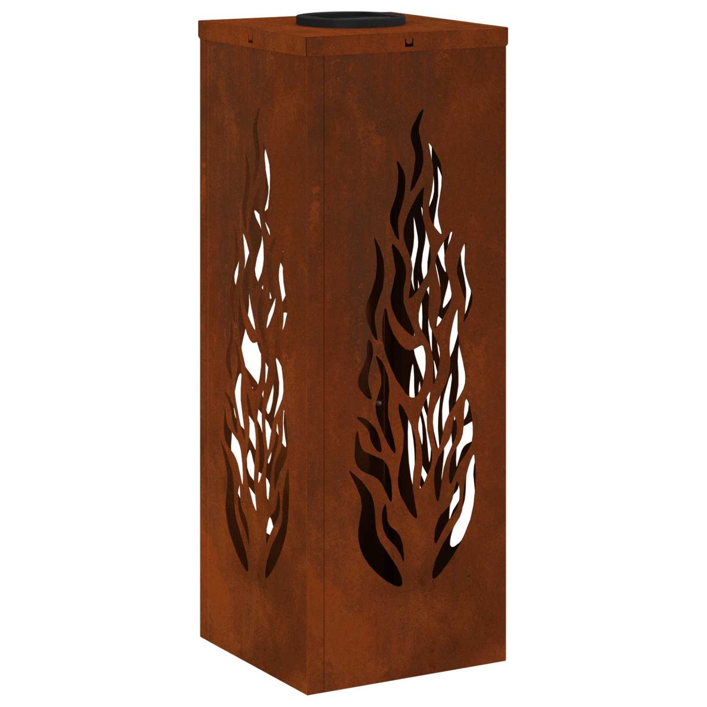 Faro LED solare per sentieri 2 pcs Acciaio Corten