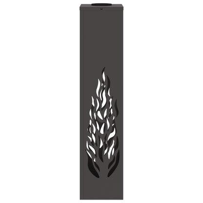 Faro LED solare per sentieri 2 pcs Nero