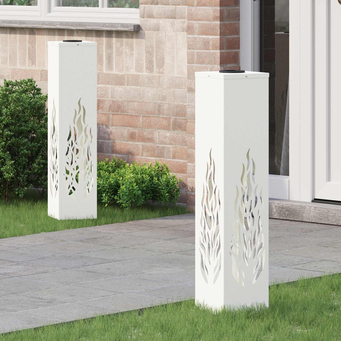 Faro LED solare per sentieri 2 pcs Bianco