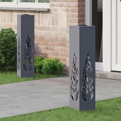 Faro LED solare per sentieri 2 pcs Antracite