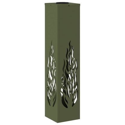 Faro LED solare per sentieri 2 pcs Verde oliva