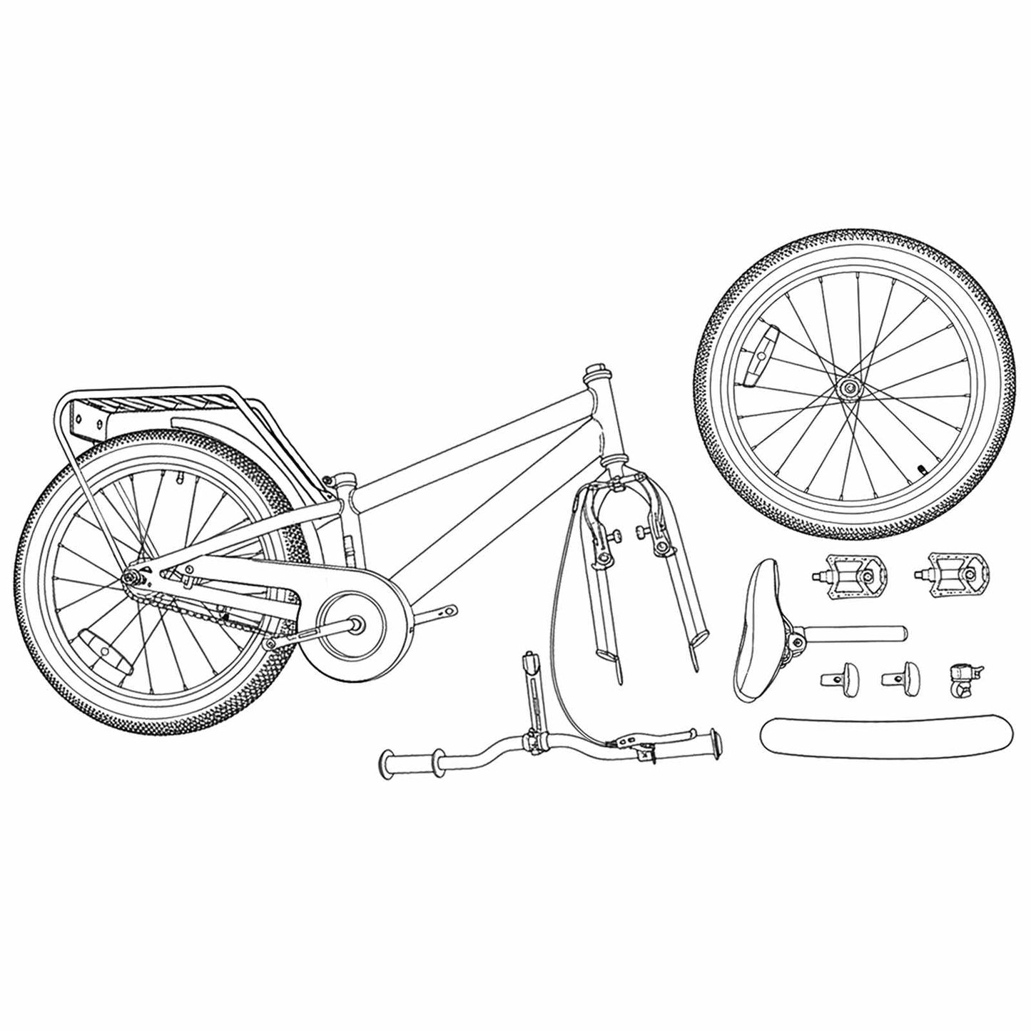 Bicicletta per Bambini 20 Pollici | homemem39