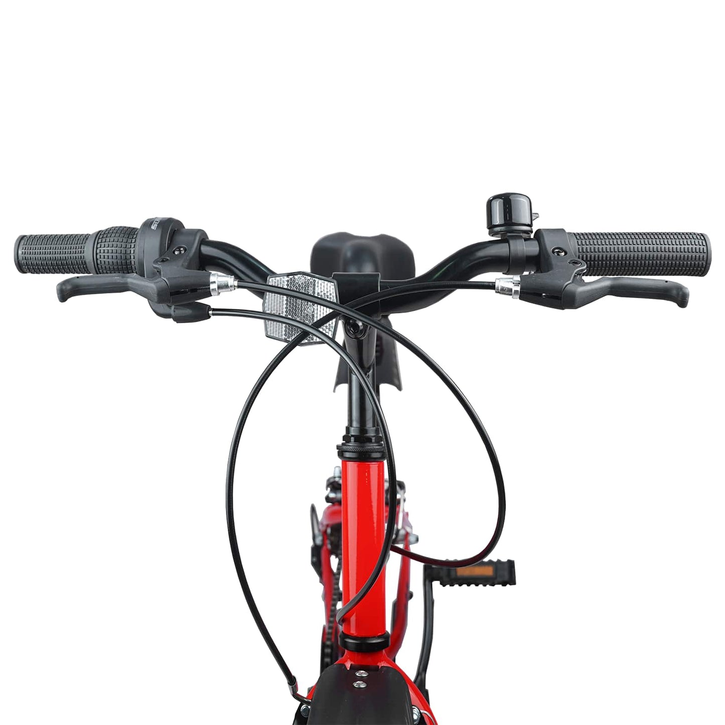 Bicicletta per Bambini 24 Pollici 6-Speed per 8-12 anni Rosso | homemem39