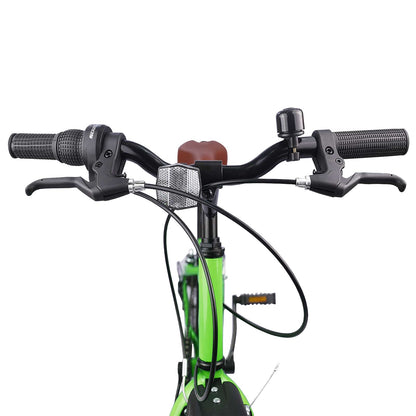 Bicicletta per Bambini 24 Pollici 6-Speed per 8-12 anni Verde | homemem39