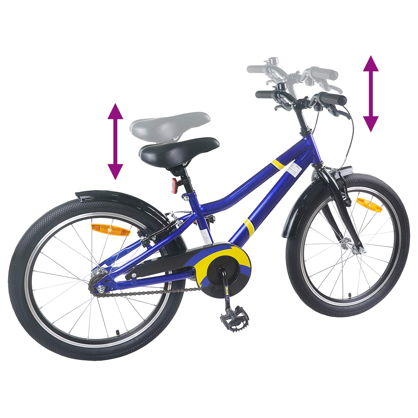 Bicicletta per Bambini 18 Pollici per bambini dai 5 ai 7 anni | homemem39