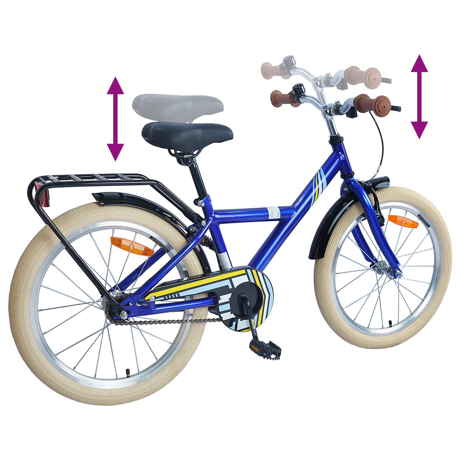 Bicicletta per Bambini 18 Pollici per bambini dai 5 ai 7 anni | homemem39