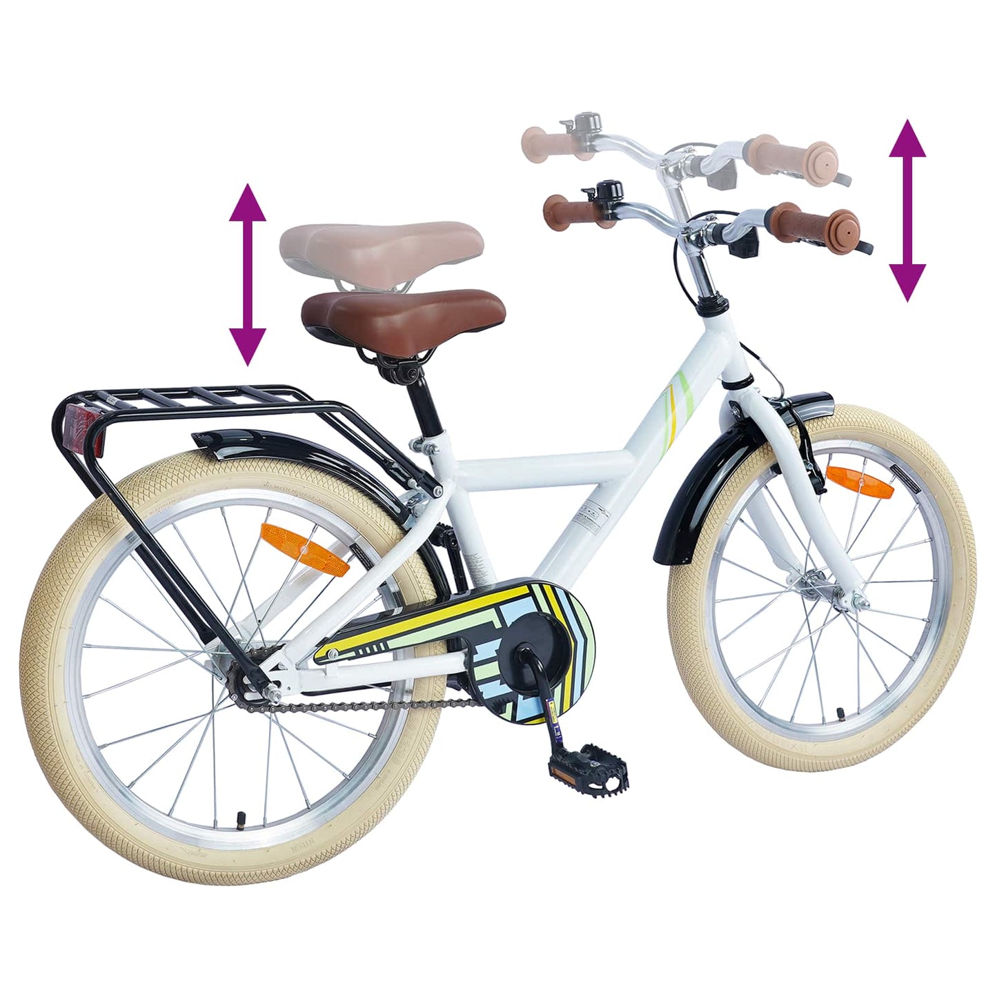 Bicicletta per Bambini 18 Pollici per bambini dai 5 ai 7 anni | homemem39